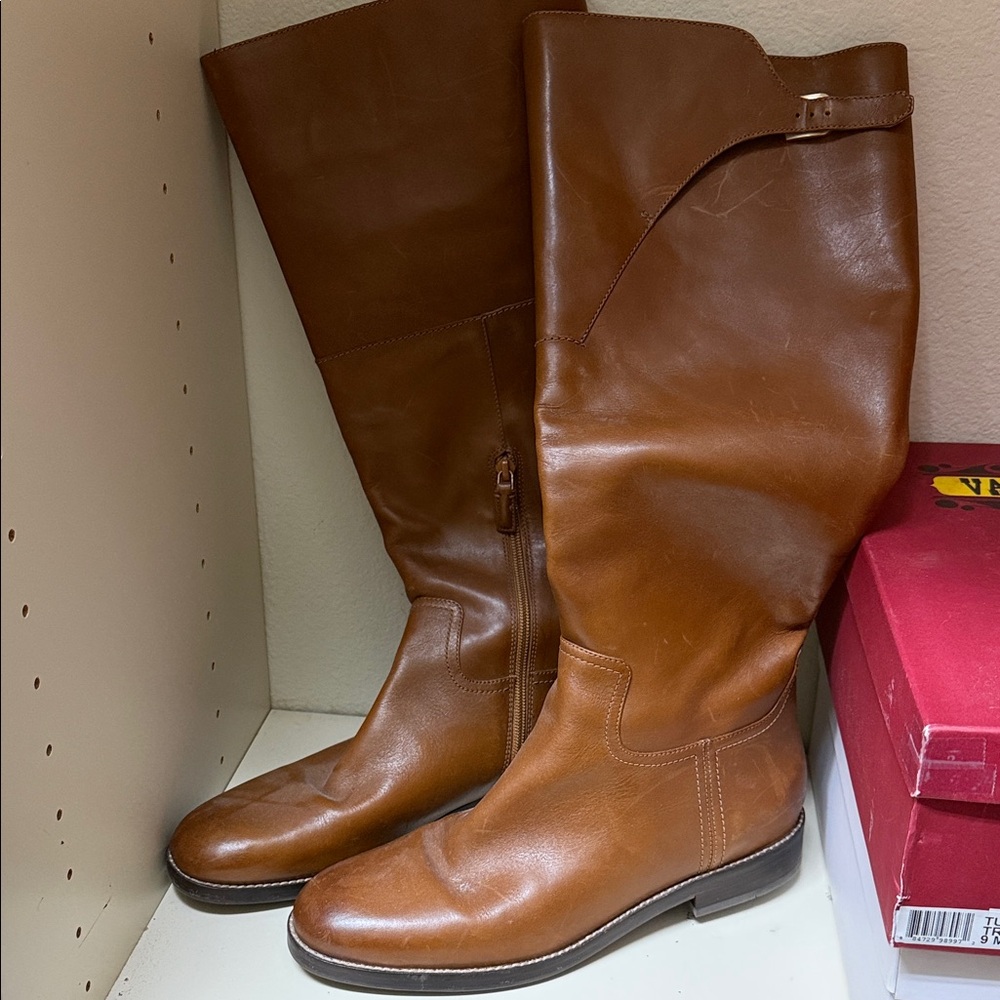 Cole Haan Brown Leather Winter Boots